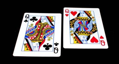 iskambil siyah arka planda - oyun aracı