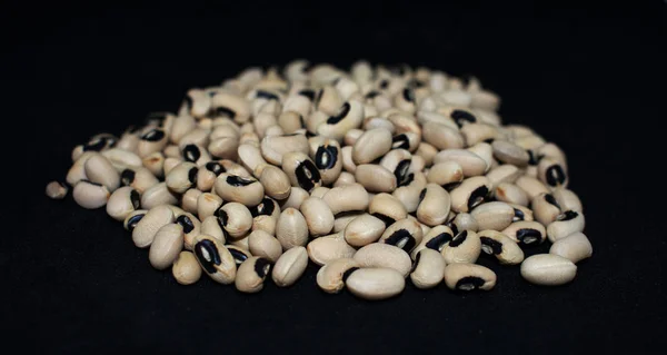 Guisantes Ojos Negros Sobre Fondo Frijoles Naturales — Foto de Stock