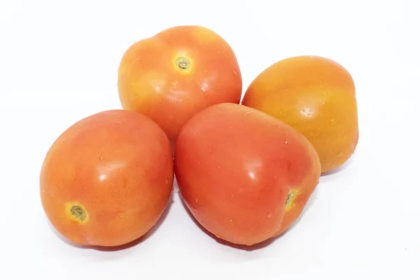 Tomates Vermelhos Segundo Plano Fruto São Fresco Verdura — Fotografia de Stock