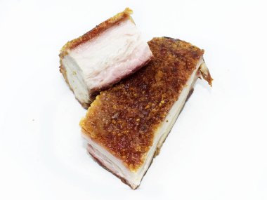 arka plan - Çin popüler gıda üzerinde domuz rostosu