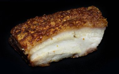 arka plan - Çin popüler gıda üzerinde domuz rostosu