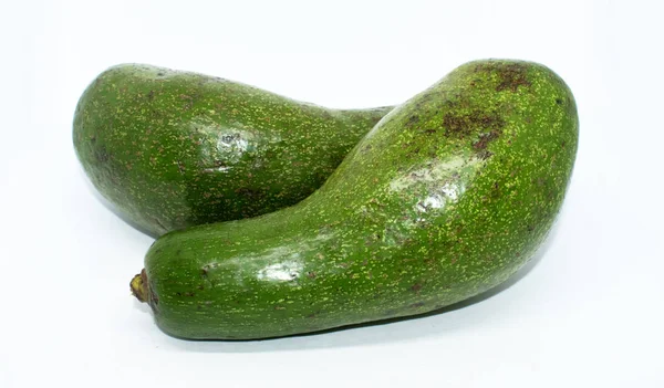 Avocado White Background Healthy Fruit — Stock Photo, Image