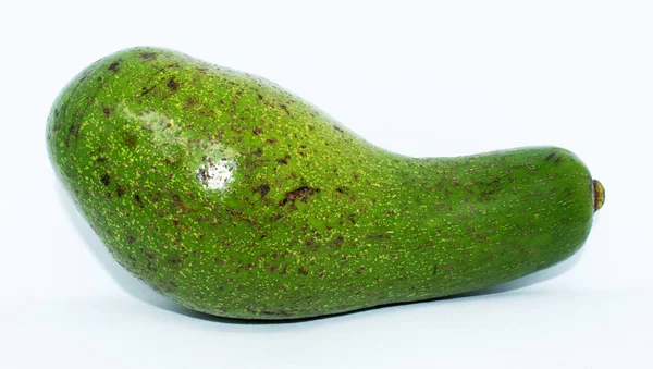 Avocado Witte Achtergrond Gezond Fruit — Stockfoto