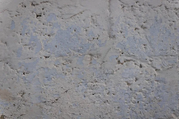 Parede de concreto sujo velho desgastado pelo tempo e tempo pintado whi — Fotografia de Stock