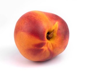 Bir organik sulu nektarinin ön yakın plan görüntüsü.