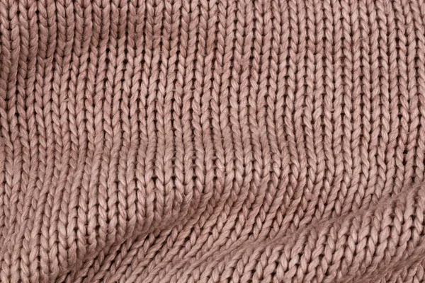 Knit Ткань Несколькими Складками Брошенными Гладкую Поверхность — стоковое фото