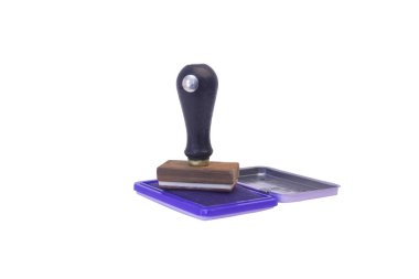 sayı damga ile izole beyaz arka plan boşluk office çalışma kaynağı aracı üzerinde mavi mürekkep