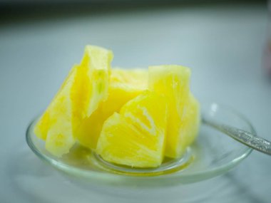 seasion doğa lezzetli ananas o taze meyve dilim parçası