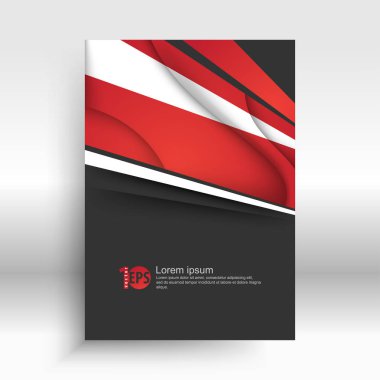 kırmızı ve siyah çizgiler iş arka plan üzerinde dönen, illüstrasyon vektör