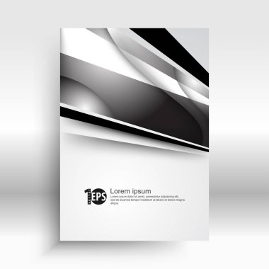 minimalist kartvizit tasarımı siyah elemanları, vektör çizim ile