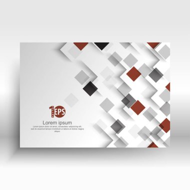 Kartvizit geometrik tasarım, vektör çizim ile