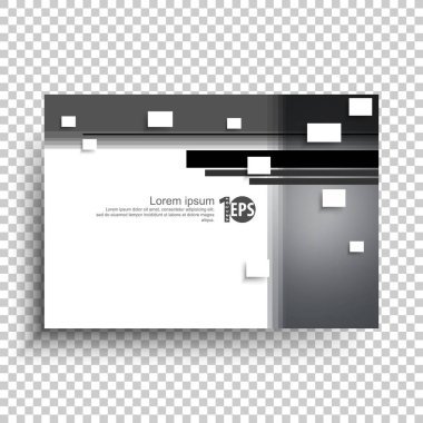 düz düzen kurumsal iş malzeme tasarımı, vektör çizim