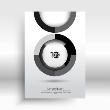 geometrik şekiller kurumsal tasarım, vektör çizim yüzük