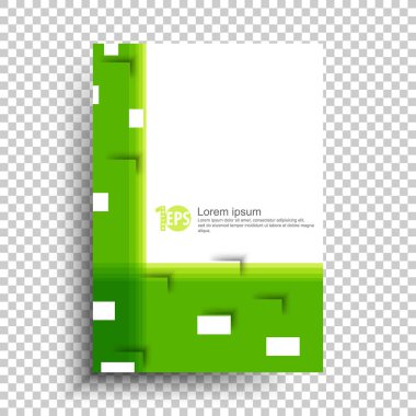 geometrik şekiller, vektör çizim ile kartvizit tasarımı