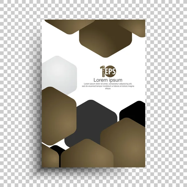 soyut geometrik altıgen malzeme iş arka plan tasarımı, vektör çizim örtüşen