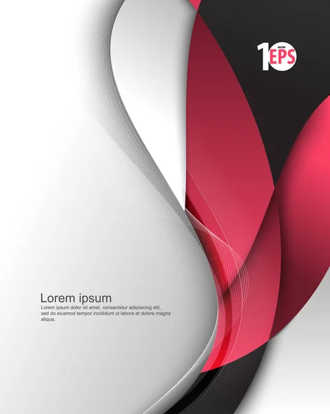 boş iş posteri ile moda pembe çizmek, vektör çizim