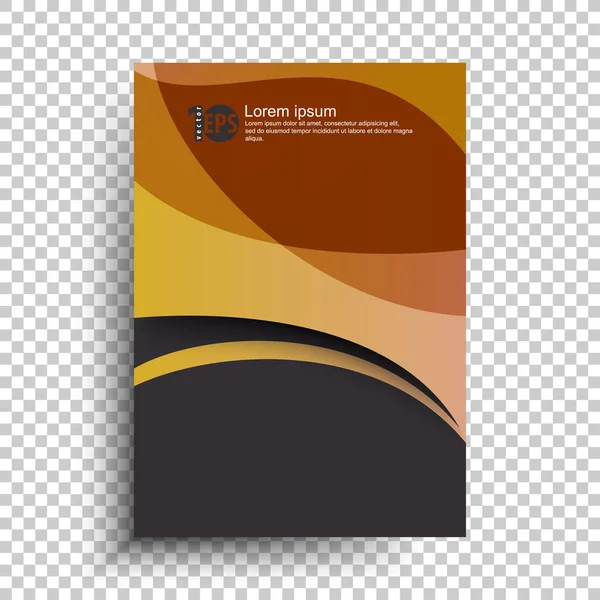 boş iş posteri siyah ve kahverengi renk, vektör çizim