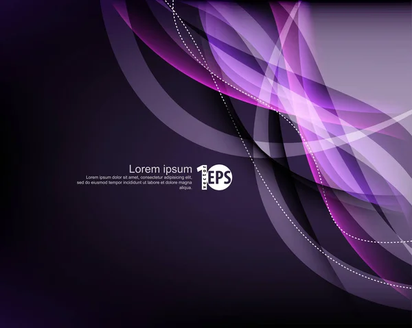 boş iş posteri ile moda mor tasarım, vektör çizim