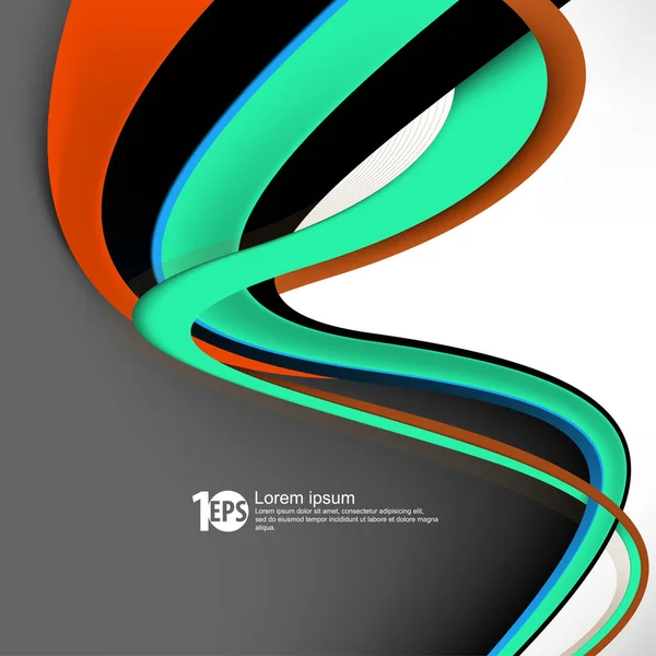 modern renkli geometrik tasarım, vektör çizim ile iş şablonu