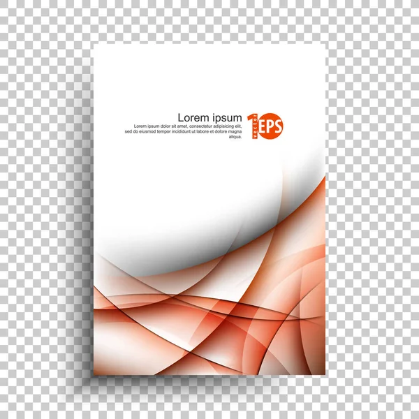 iş şablon kırmızı şeffaflık elemanları, vektör çizim ile