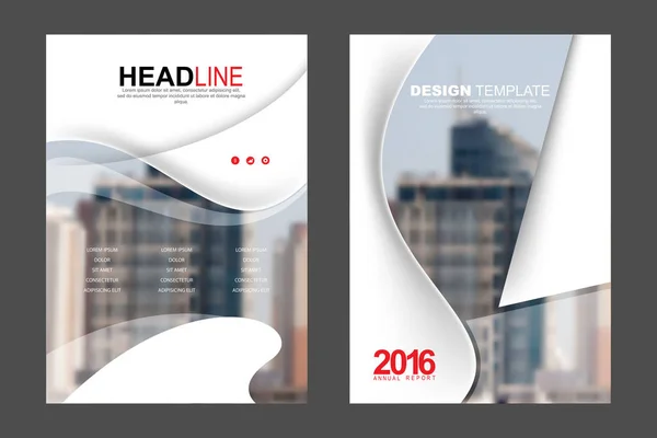 İş stil şablonları soyut beyaz kenarlar ve bulanık binalar