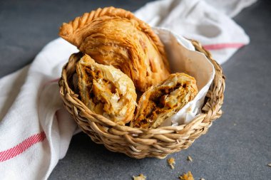 Malezya popüler yerel hamur işleri görünümünü kapat