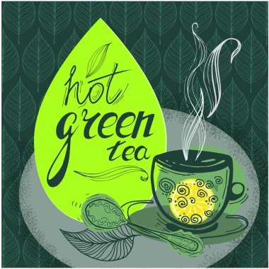 çay, çay zaman beyaz bir arka plan üzerinde 