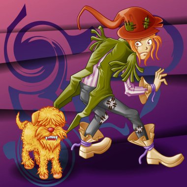 Vagabond ve deli köpek.