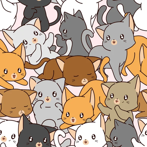 Küçük kedi deseni sorunsuz birçok.