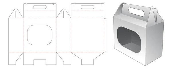 Pencereli karton taşıma kalıbı kes