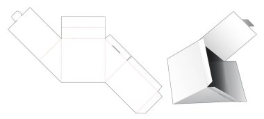 Üçgen şekilli paketleme kutusu die kalıbı kes