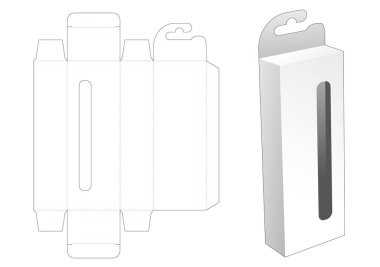 Pencere ile kalem ambalajı asma die kesme şablonu