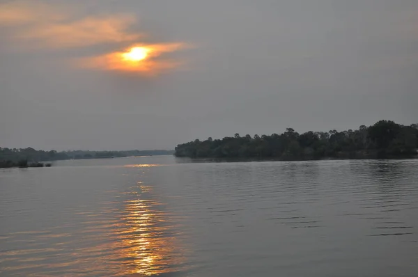 Río Zambezi Atardecer — Foto de Stock