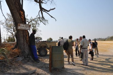 Turistler Safari Selinda imtiyaz, Botsvana