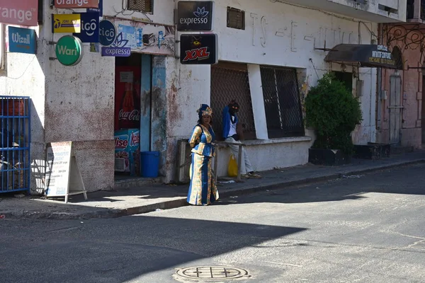 Sngal の通りの典型的なシーン — ストック写真