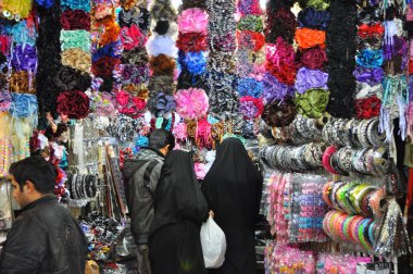 Şiraz, İran sokak hayatı görünümü 