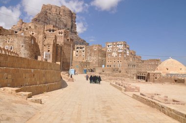 Thula eski Yemen geleneksel köy, yemen 