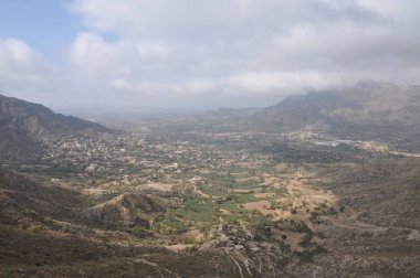 Landscape of Jibla, Yemen clipart