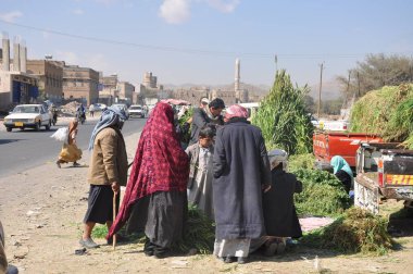 Wadi Dhar ana yol boyunca Pazar