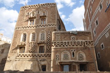 Geleneksel evlerde sanaa, Yemen 