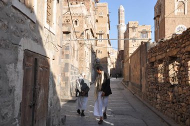 Geleneksel Yemen evlerde Sanaa