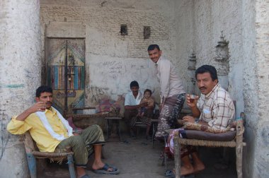 Yerel halkın Zebid, Yemen sokak