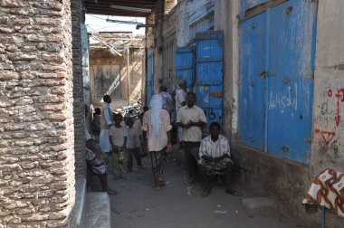 Yerel halkın Zebid, Yemen sokak