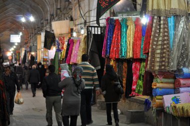 Şiraz, İran sokak hayatı görünümü 