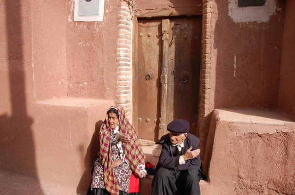 Explore Antiga Aldeia Iraniana Abyaneh — Fotografia de Stock
