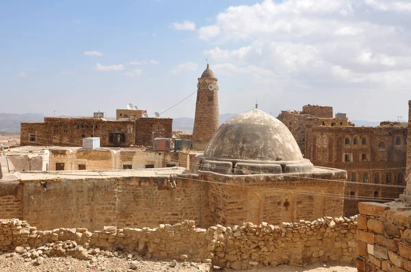 stock image Thula ancient yemeni traditional village, Yemen 