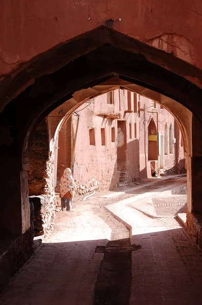 Explora Antigua Aldea Iraní Abyaneh — Foto de Stock