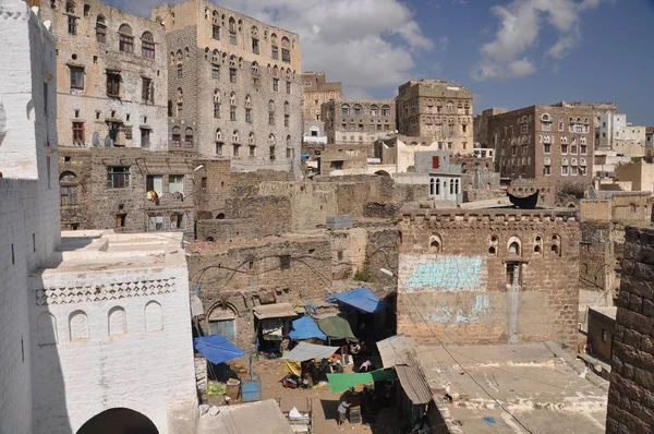 Paisagem Jibla Iêmen — Fotografia de Stock