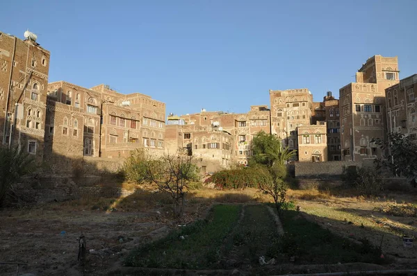 Casas Tradicionales Yemen Sanaa —  Fotos de Stock