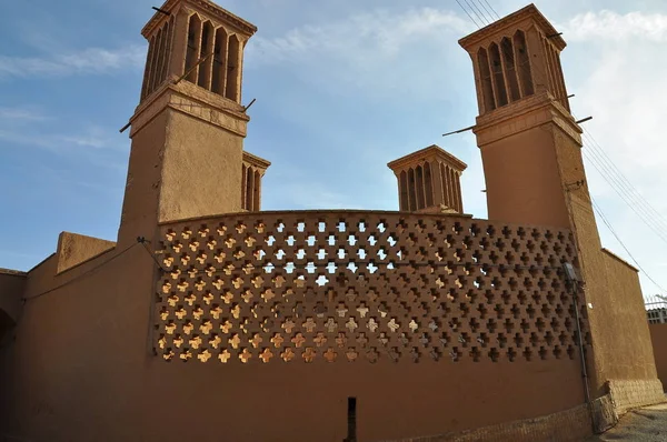 Dachträger Windfänger Auf Dem Dach Yazd Iran — Stockfoto